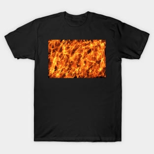 Burning fire effect T-Shirt